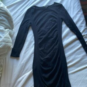 Express body con long sleeve dress